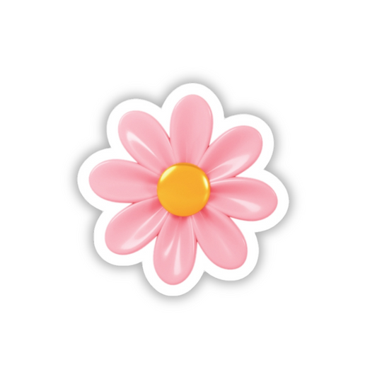 Cute Flower Decorative Sticker (waterproof) 2”x2”