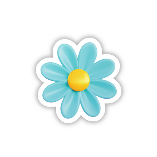Cute Flower Sticker (waterproof)