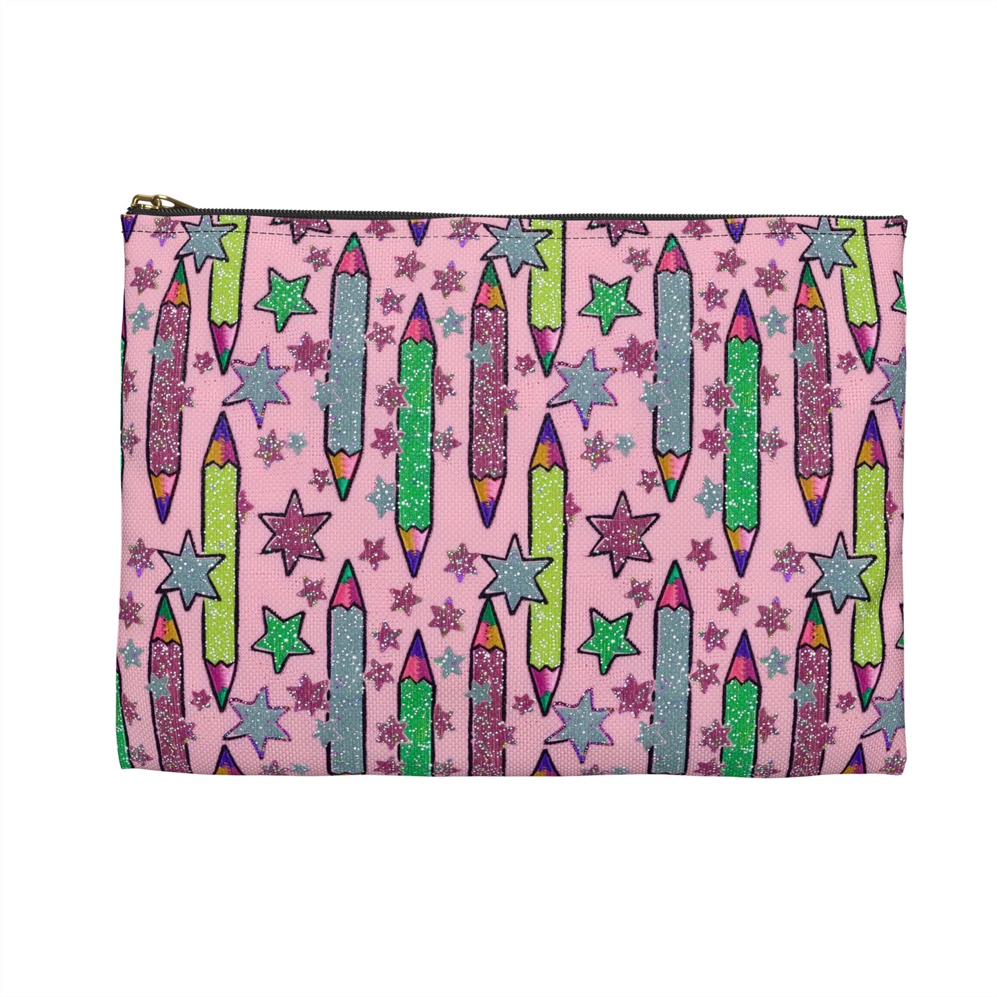 Teacher Pencil Case | Teacher Accessory Pouch with Colorful Bow Design - Perfect Gift for Educators