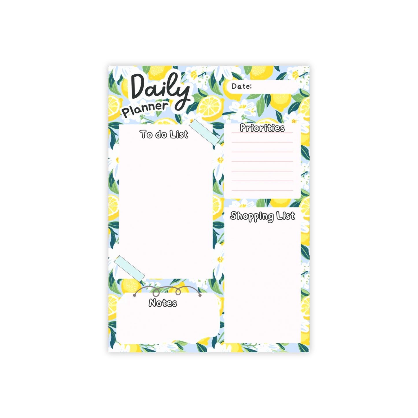 Daily Planner | Cute Notepad | To- Do List