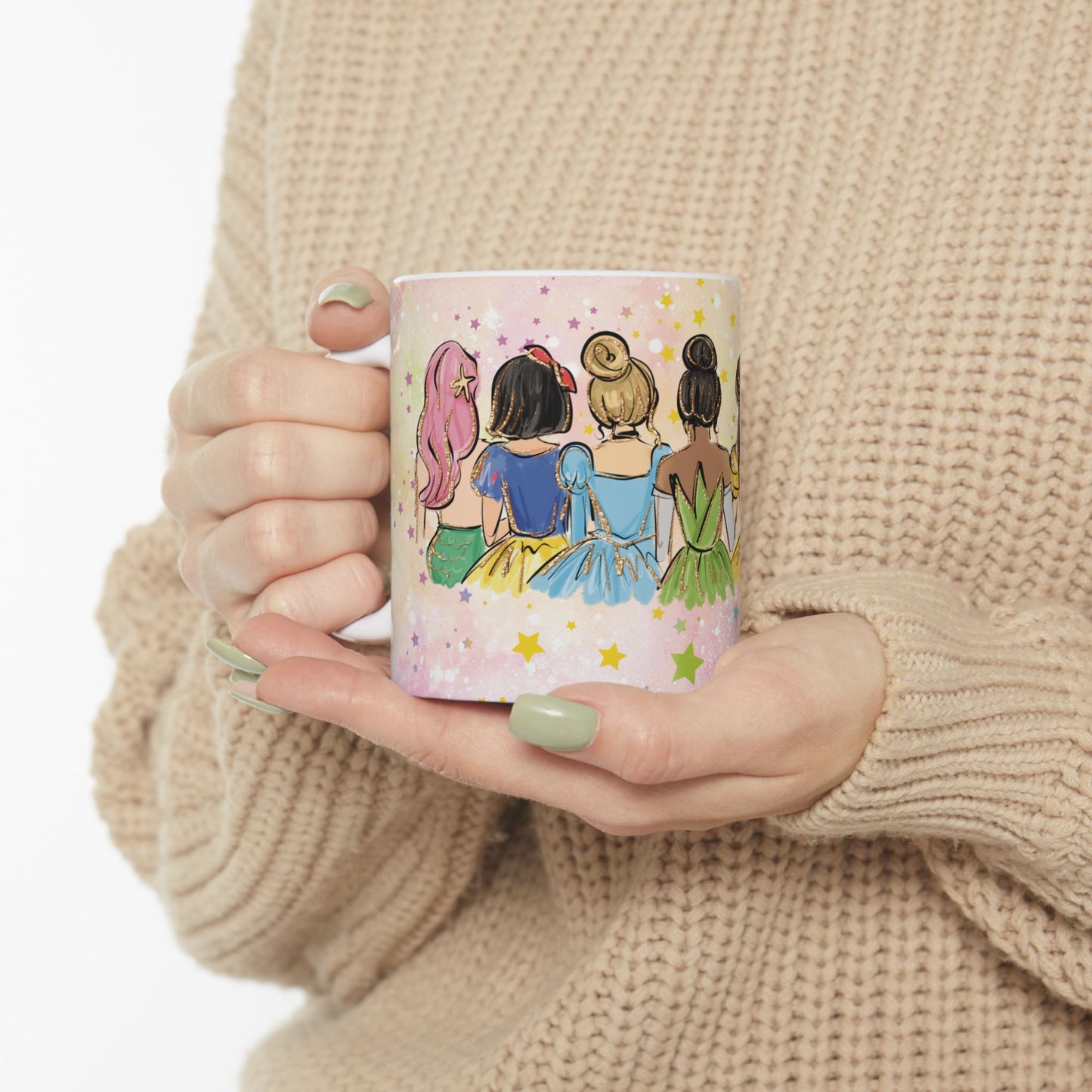 Cute Disney Princess Coffee Mug (11oz)
