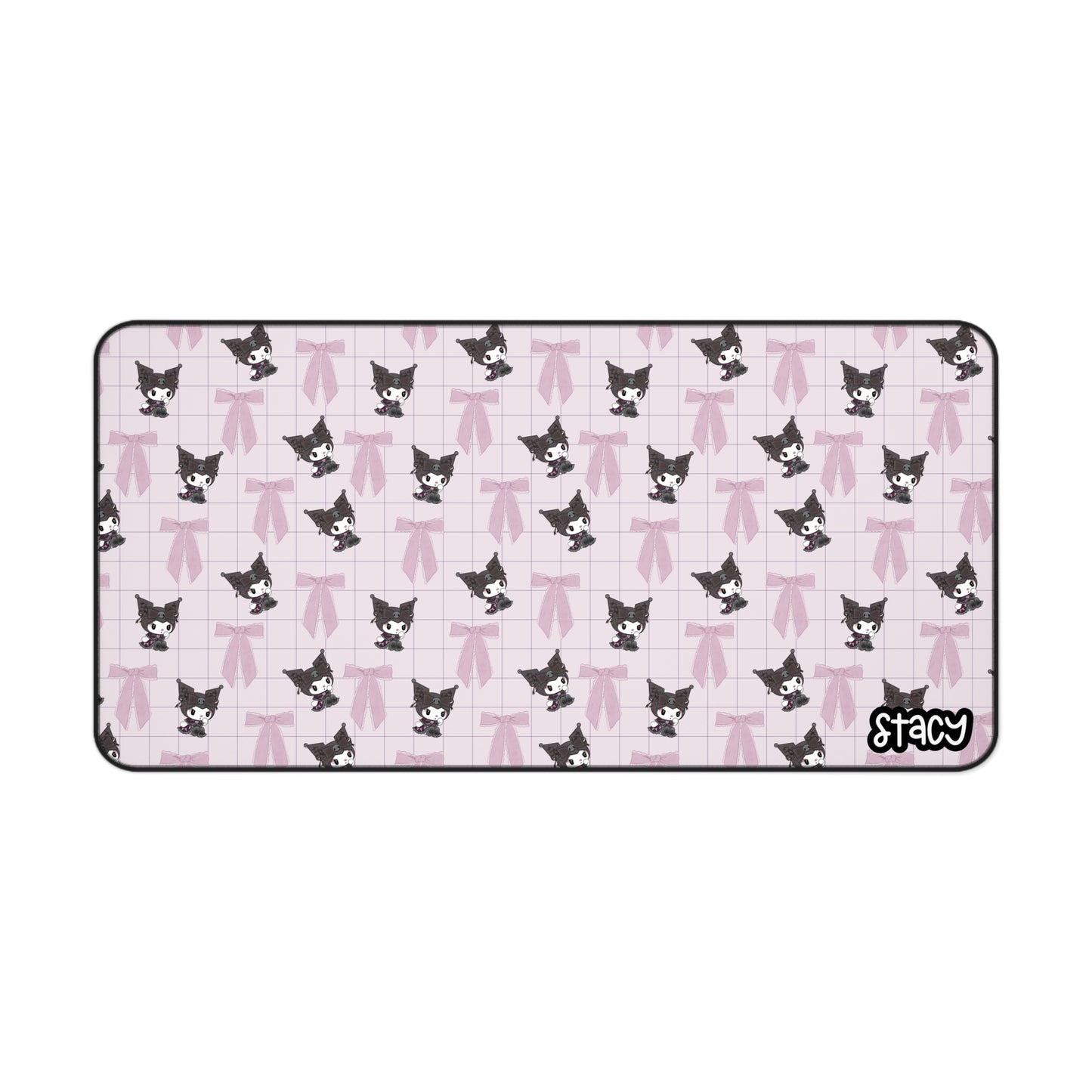 Cute Kuromi Desk Mat, Personalized Desk Pad for Kuromi Lovers, Office Decor, Home Office Accessories