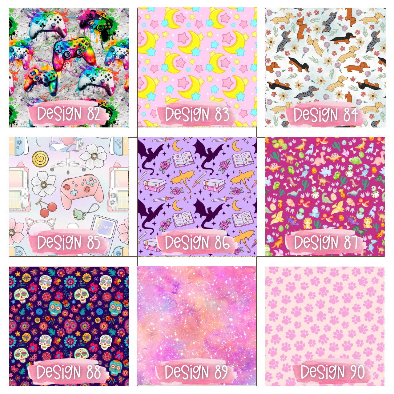 Matching mousepad, notebook, pen, pouch and bag charm/key chain lip balm holder - Personalization option available!