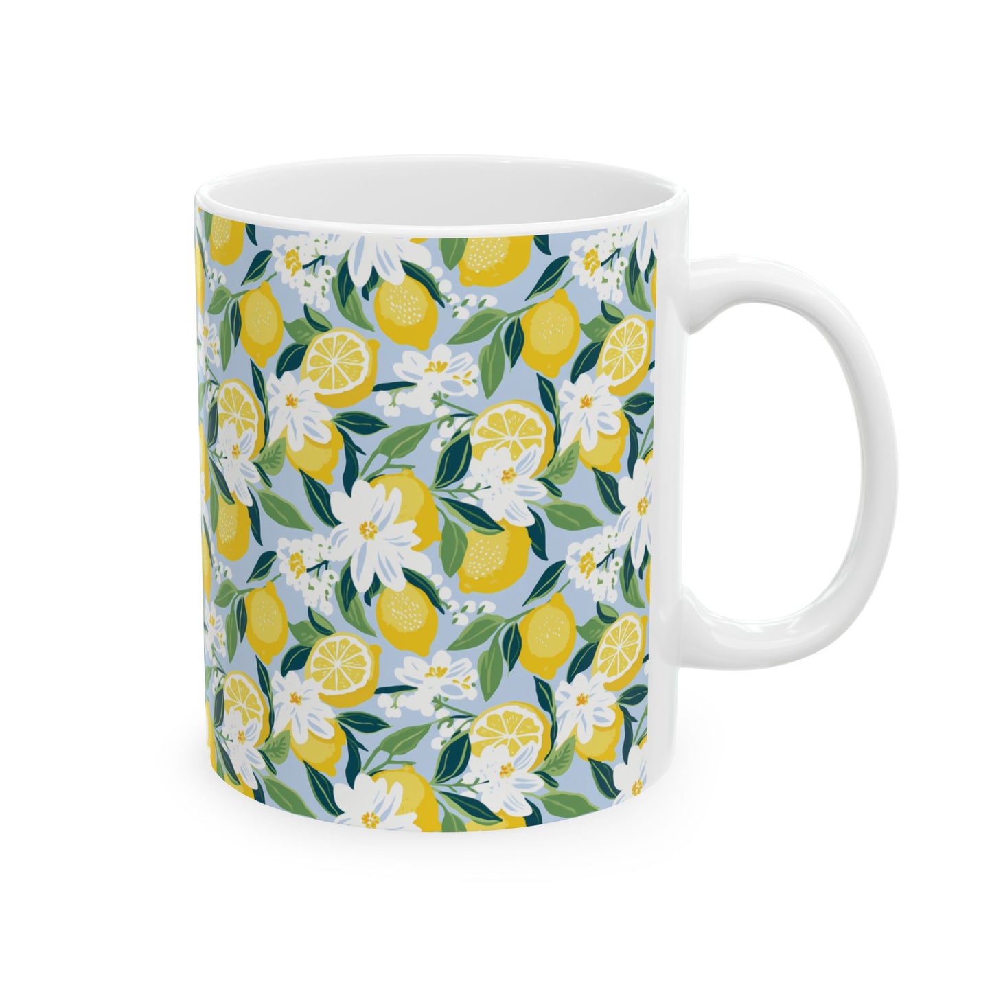Cute Spring Lemon Lime Coffee Mug (11oz)