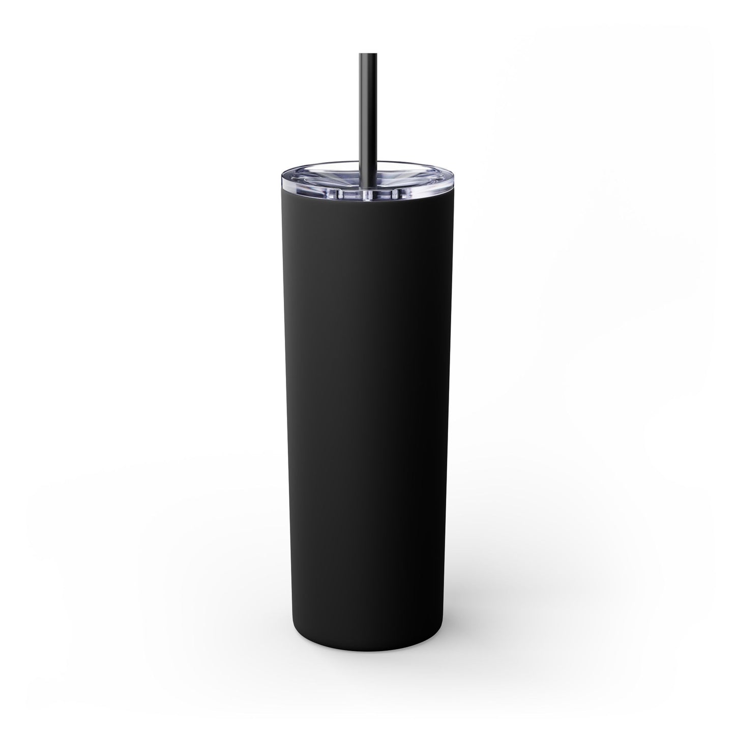Diet Coke Skinny Tumbler Black with Straw, 20oz