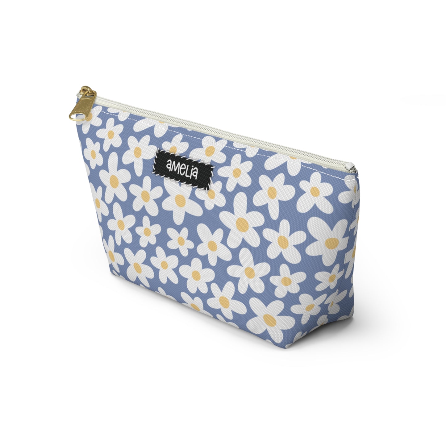 Personalized Floral Pouch | Floral Accesories Bag