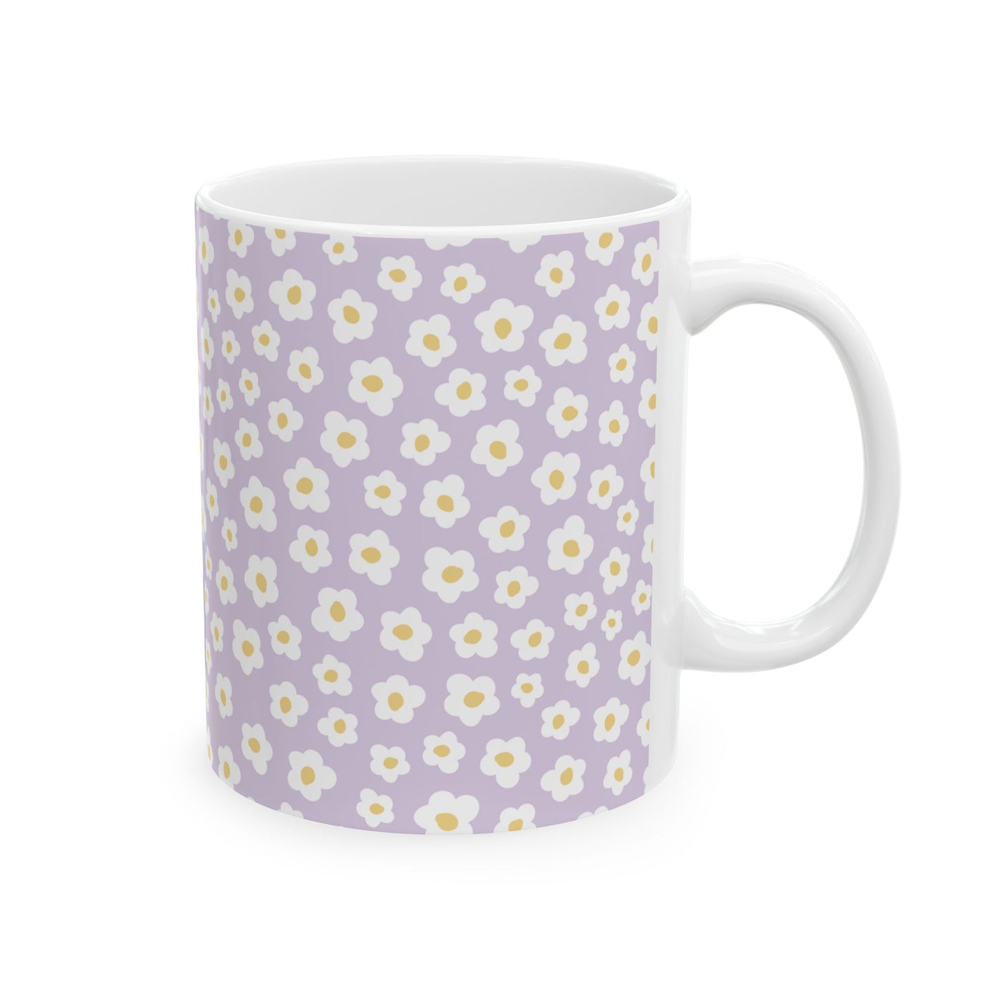 Cute Retro Flowers Coffee Mug (11oz)