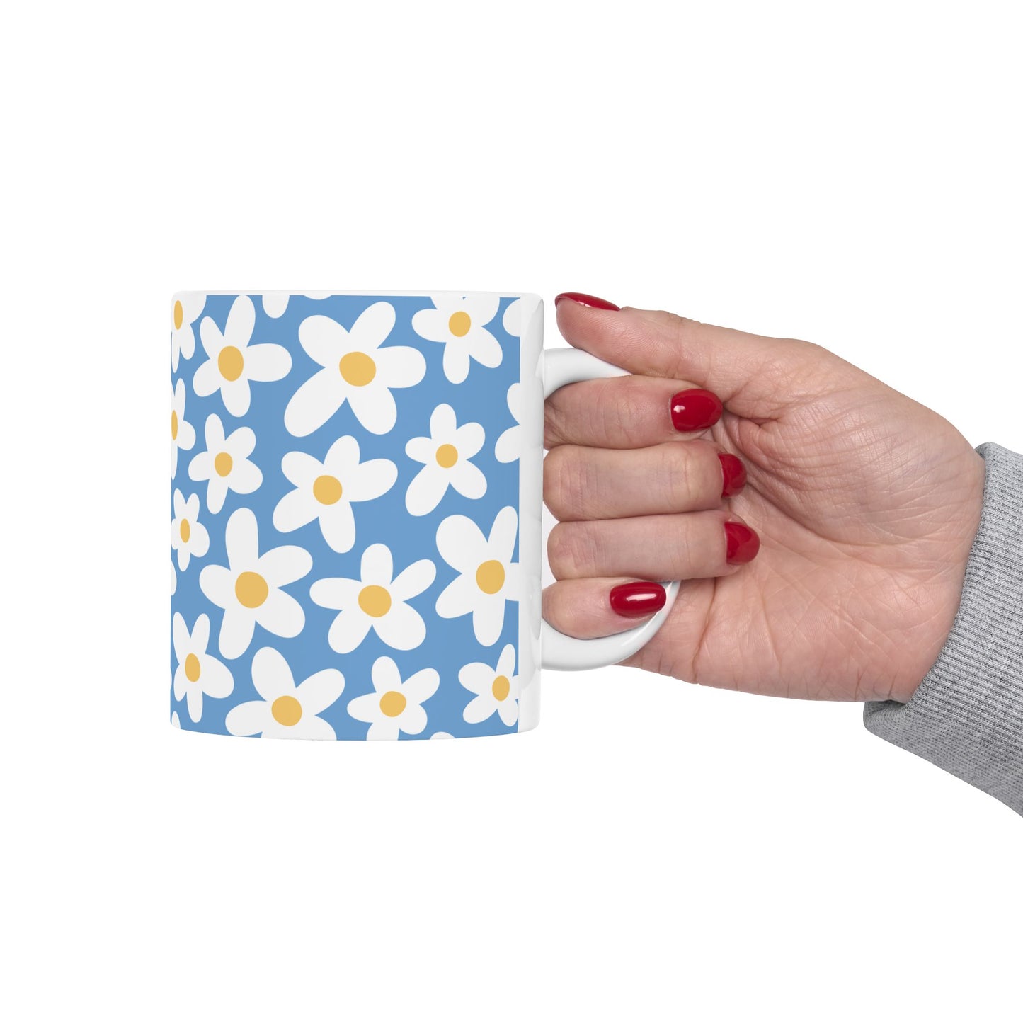 Cute Retro Flowers Coffee Mug (11oz)