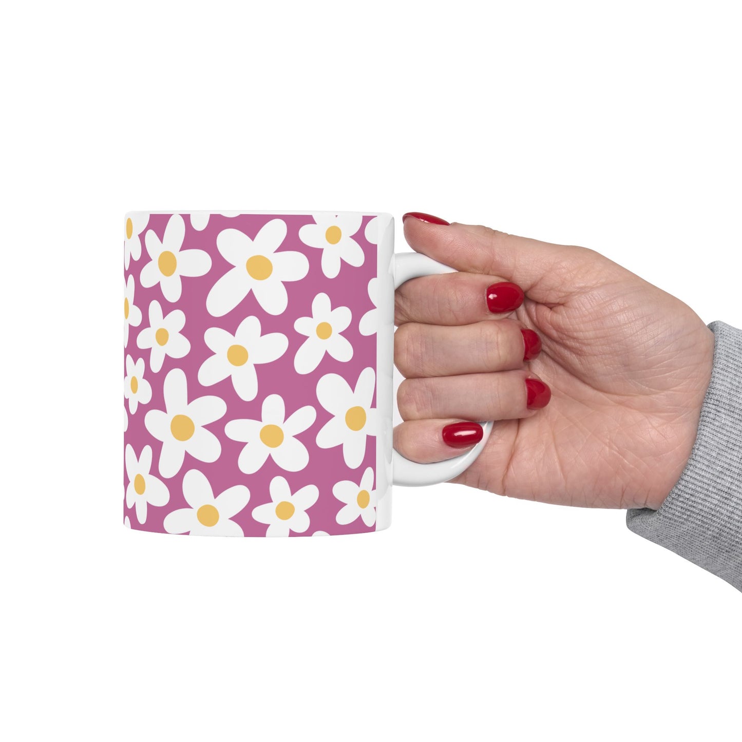 Cute Retro Flowers Coffee Mug (11oz)
