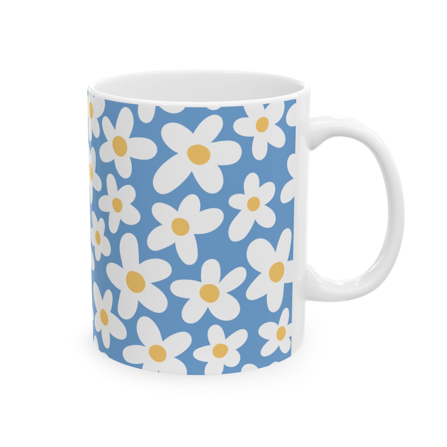 Cute Retro Flowers Coffee Mug (11oz)
