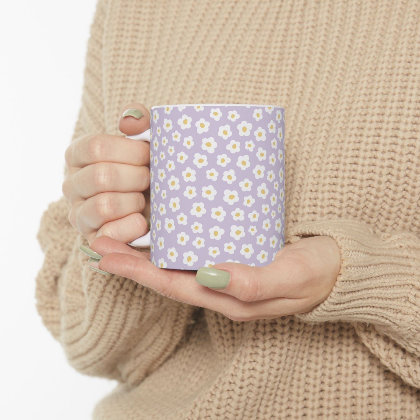 Cute Retro Flowers Coffee Mug (11oz)