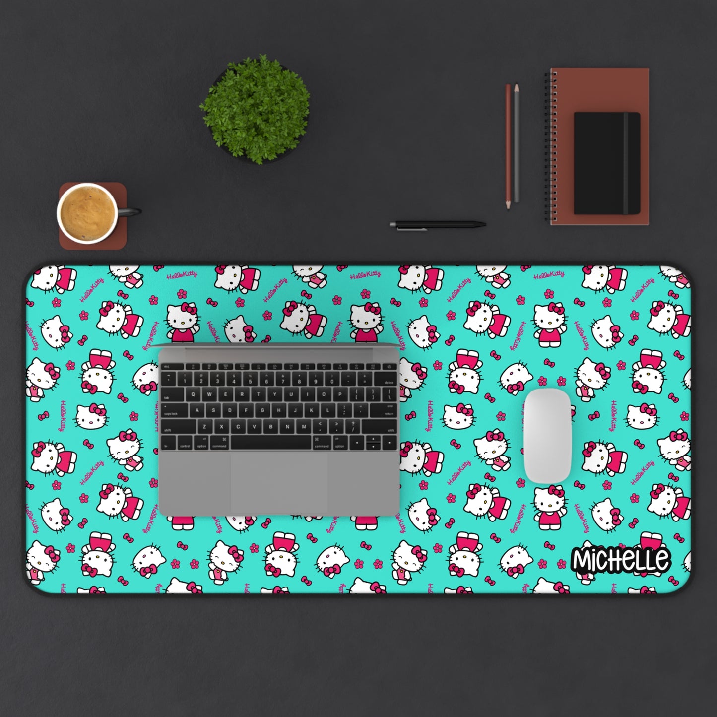 Cute Hello Kitty Desk Mat - Personalized Office Decor