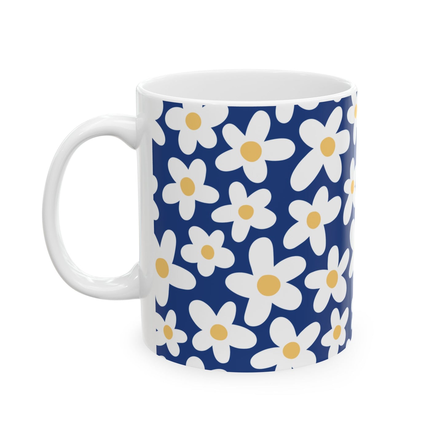 Cute Retro Flowers Coffee Mug (11oz)