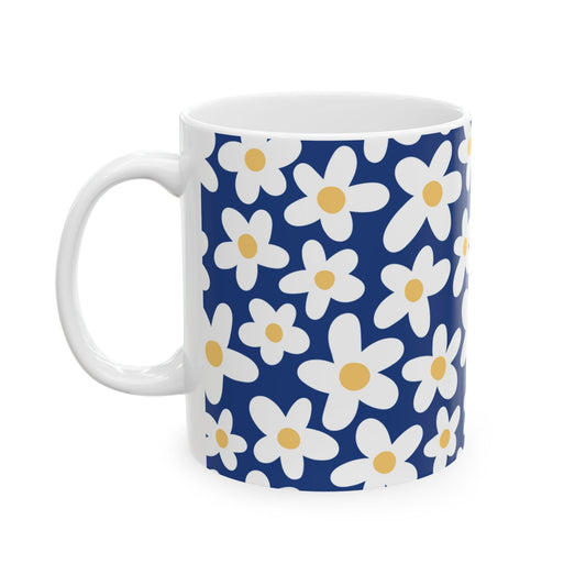 Cute Retro Flowers Coffee Mug (11oz)