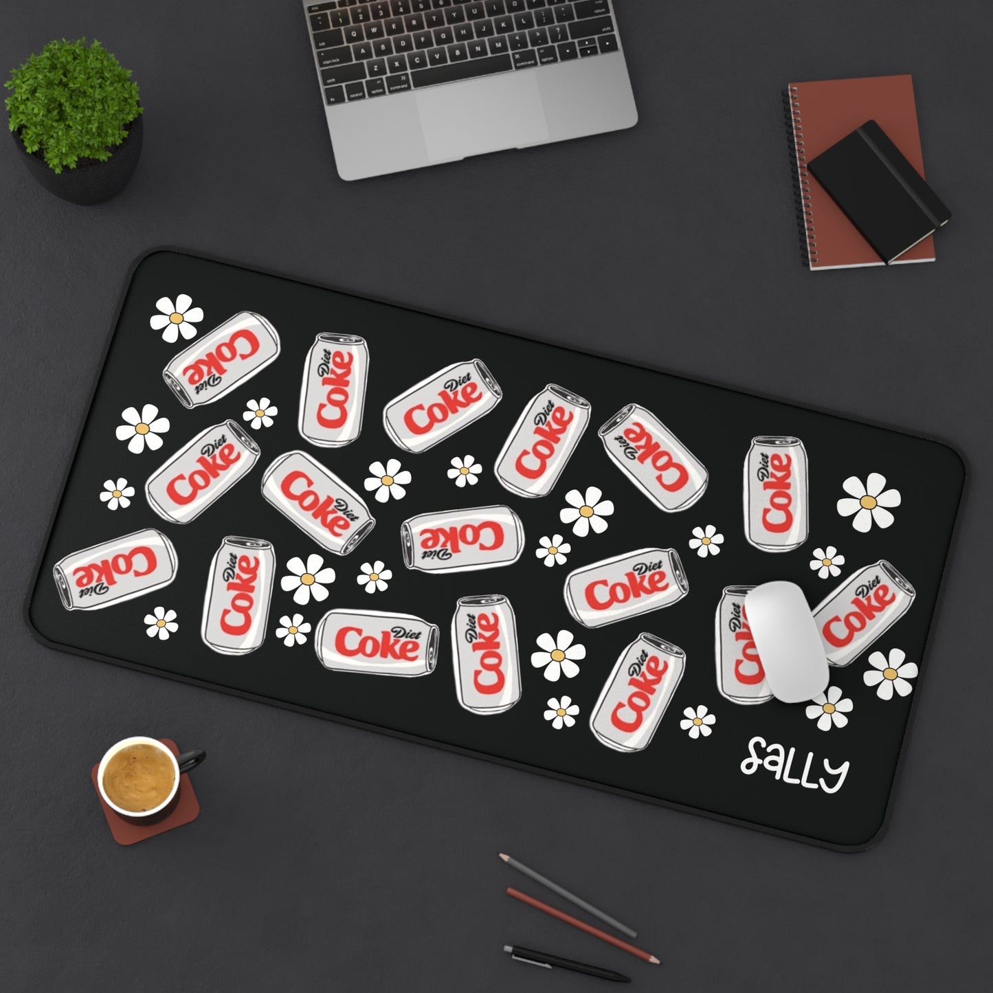Diet Coke Desing Desk Mat | Diet Coke Accesories | Diet Coke Lover Gift Idea | Cute Diet Coke Mouse Pad