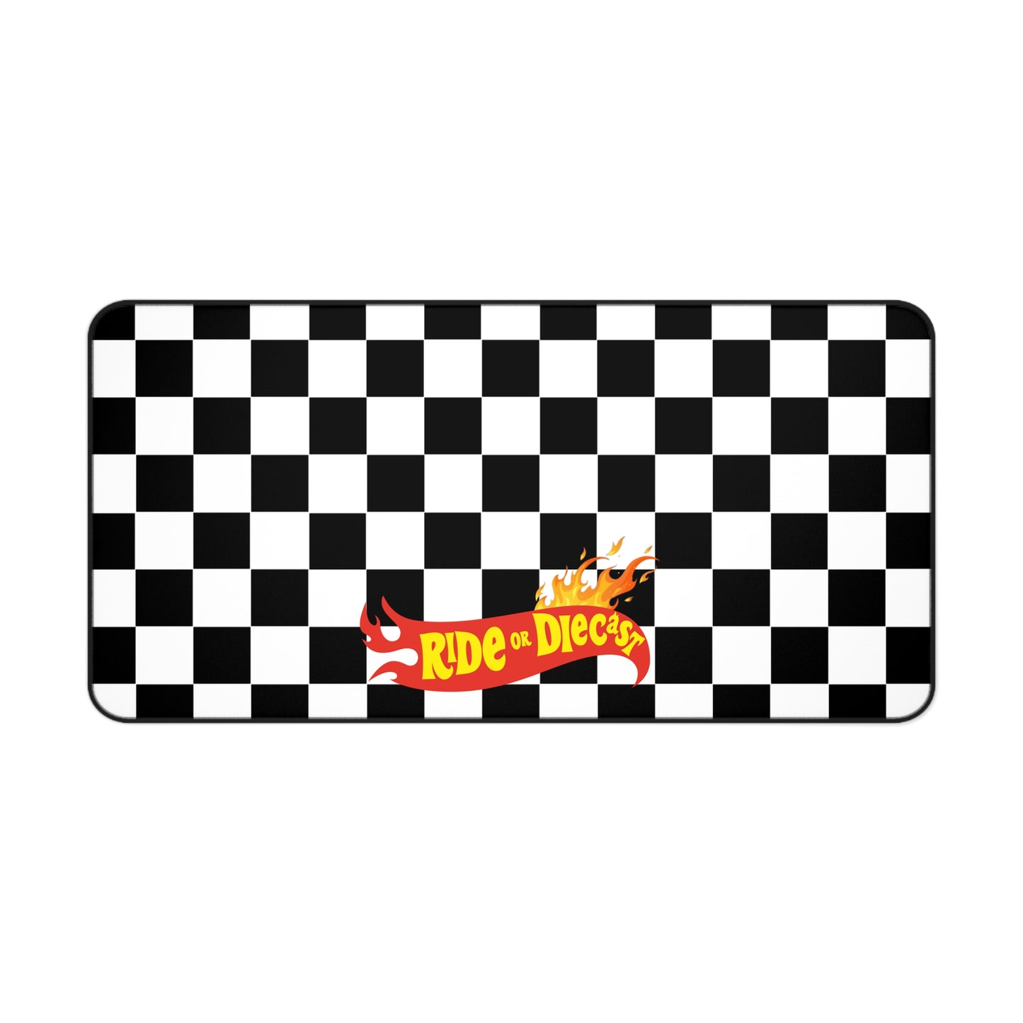 Ride or Die Desk Mat - Racing Motif Premium Desk Pad