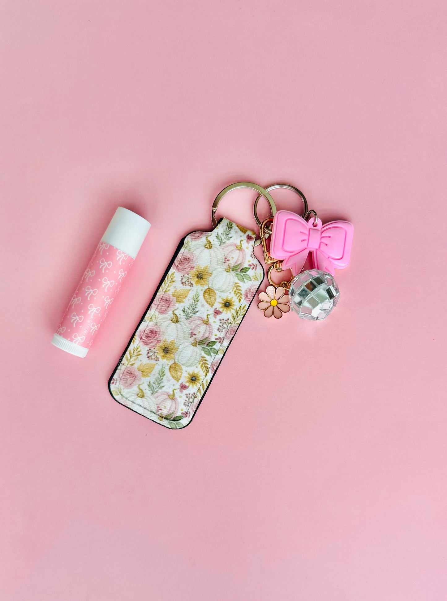 Matching mousepad, notebook, pen, pouch and bag charm/key chain lip balm holder - Personalization option available!