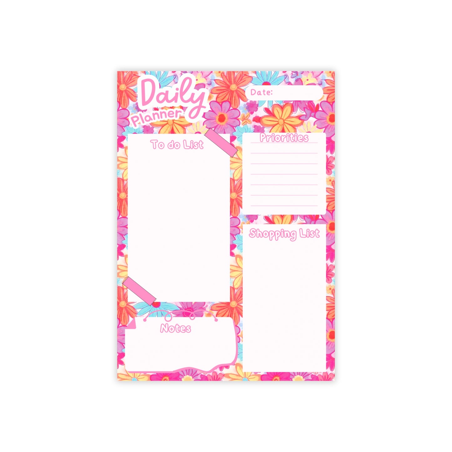 Daily Planner | Cute Notepad | To- Do List