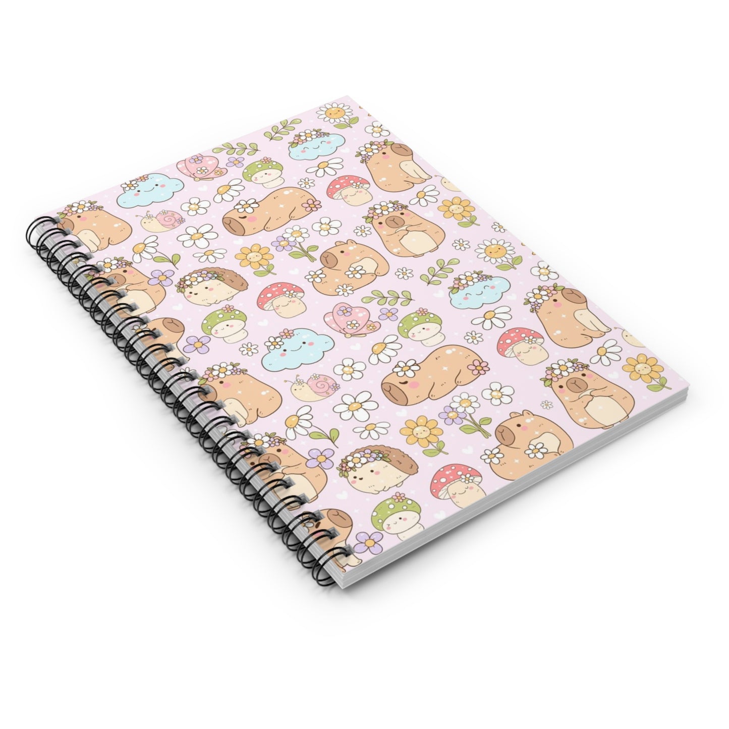 Matching Capybara mousepad, notebook, pen and 20oz Tumbler (pink)- Personalization option available!