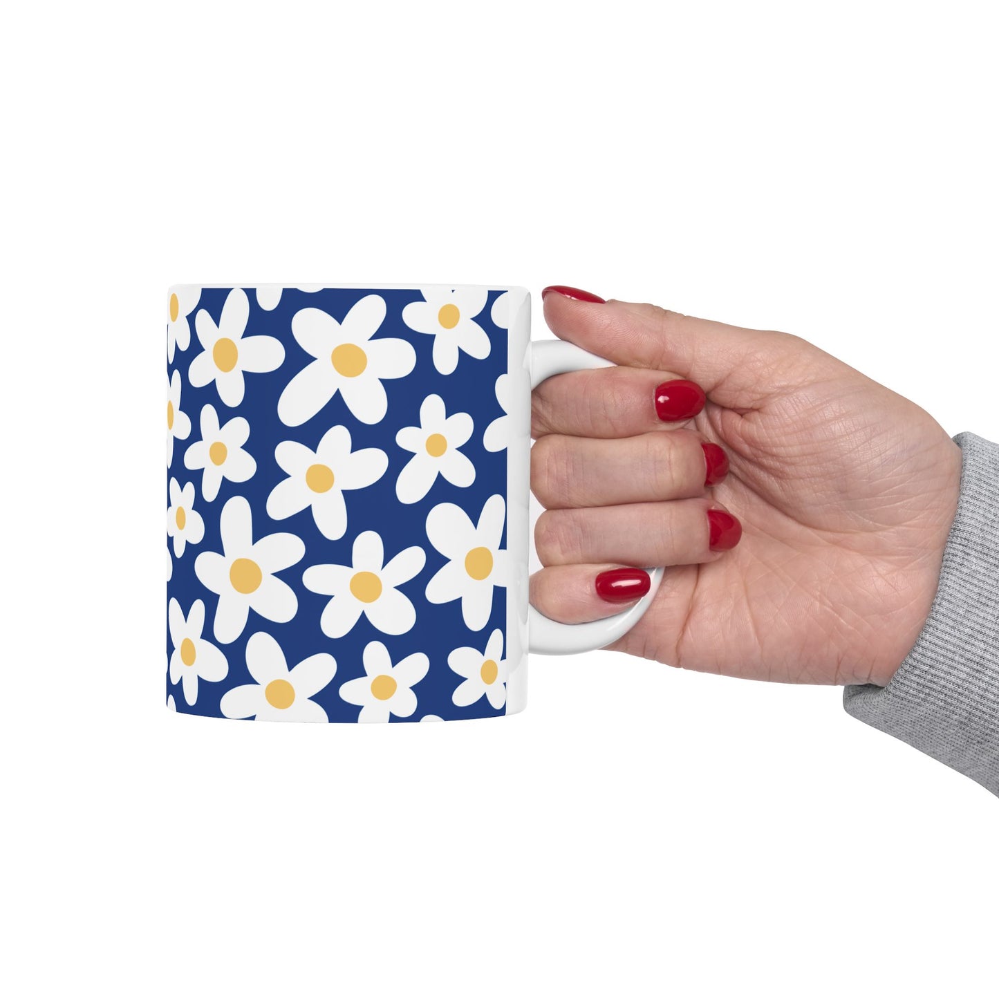 Cute Retro Flowers Coffee Mug (11oz)