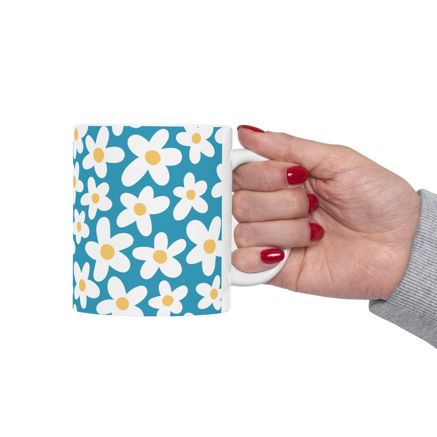 Cute Retro Flowers Coffee Mug (11oz)
