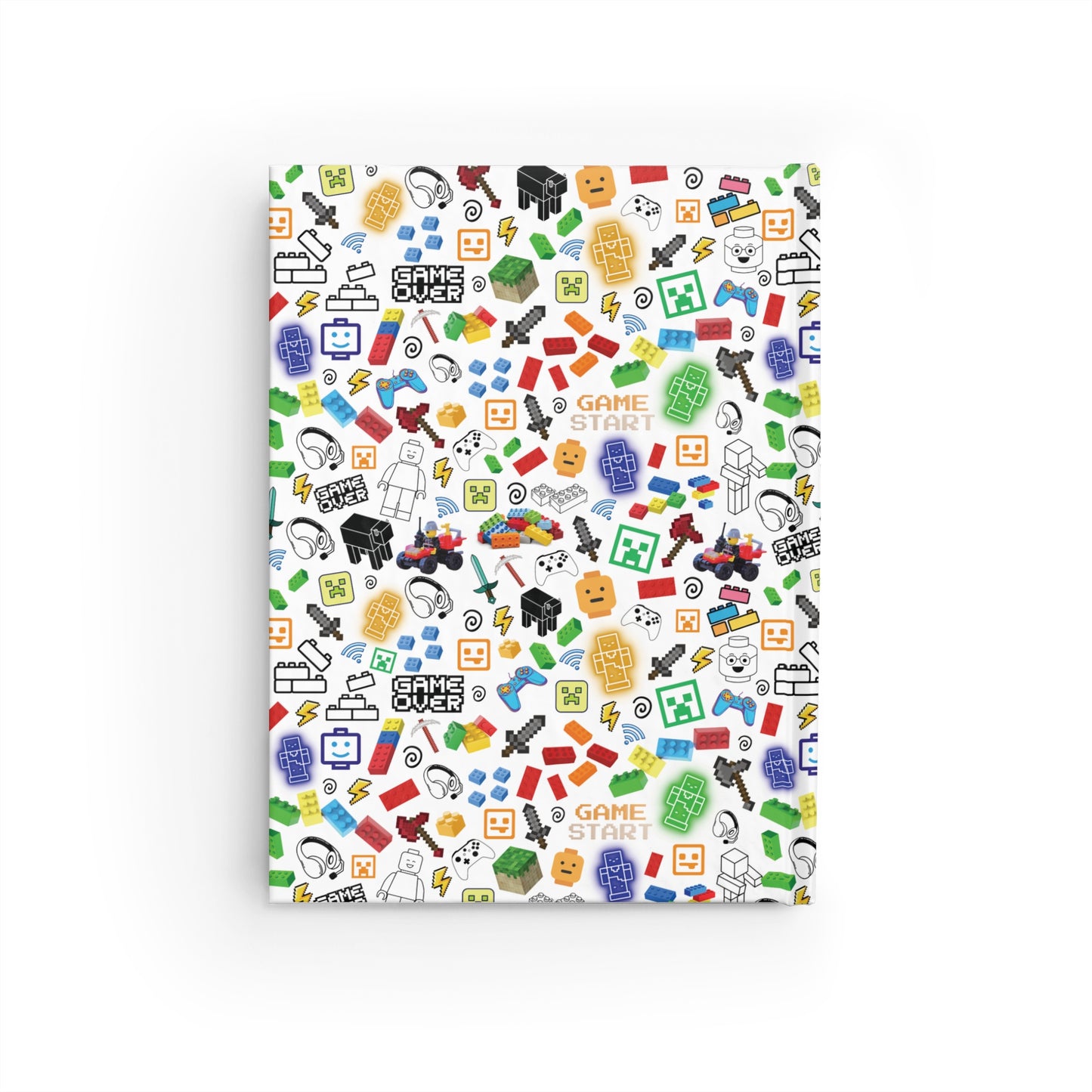 Personalized Minecraft and Lego Sketchbook for Boys