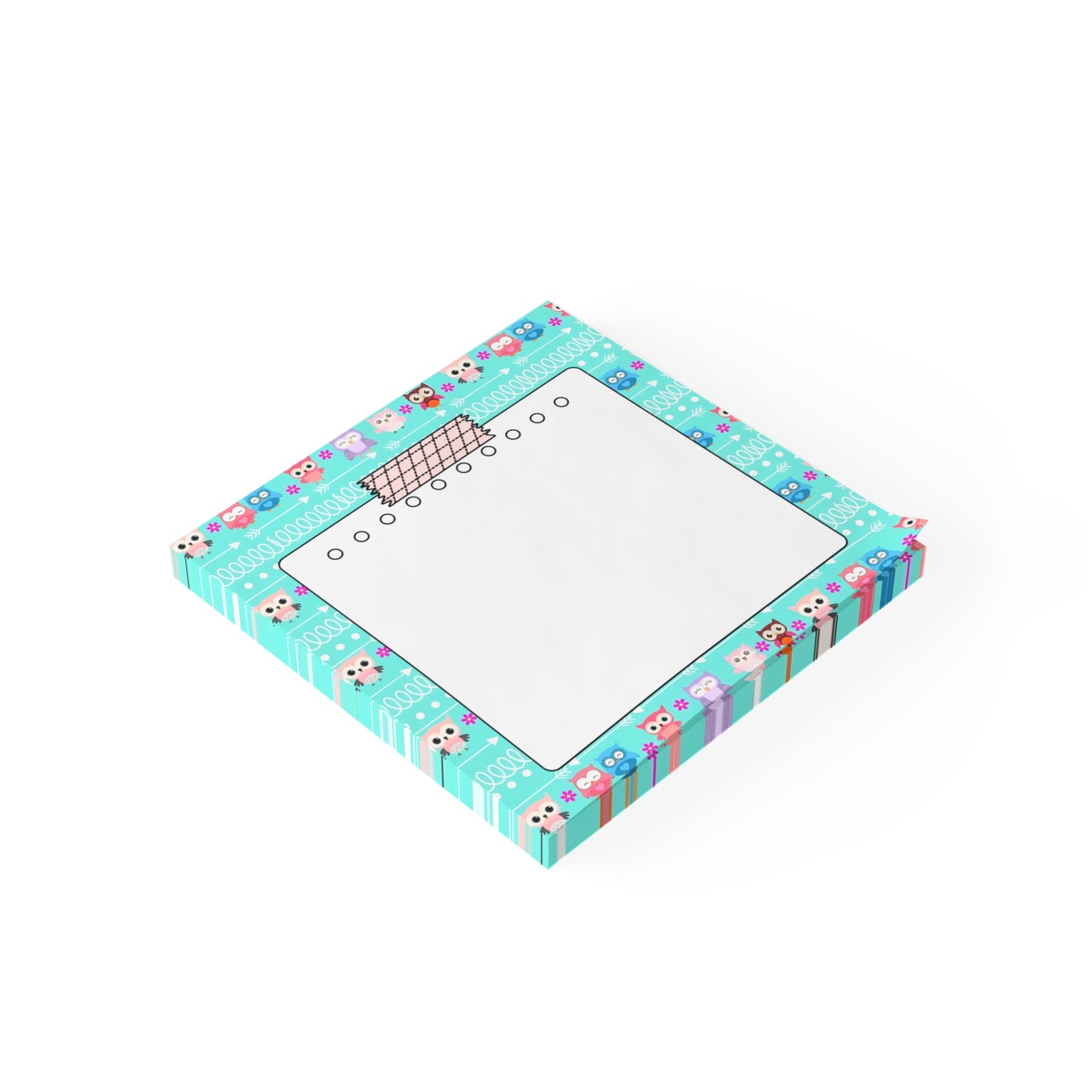 Cute Owl Sticky Note Pads, Personalized Stationery, Writing Pads, Office Supplies, Gift for Teachers, Planner Accessories, Cute Desk Decor