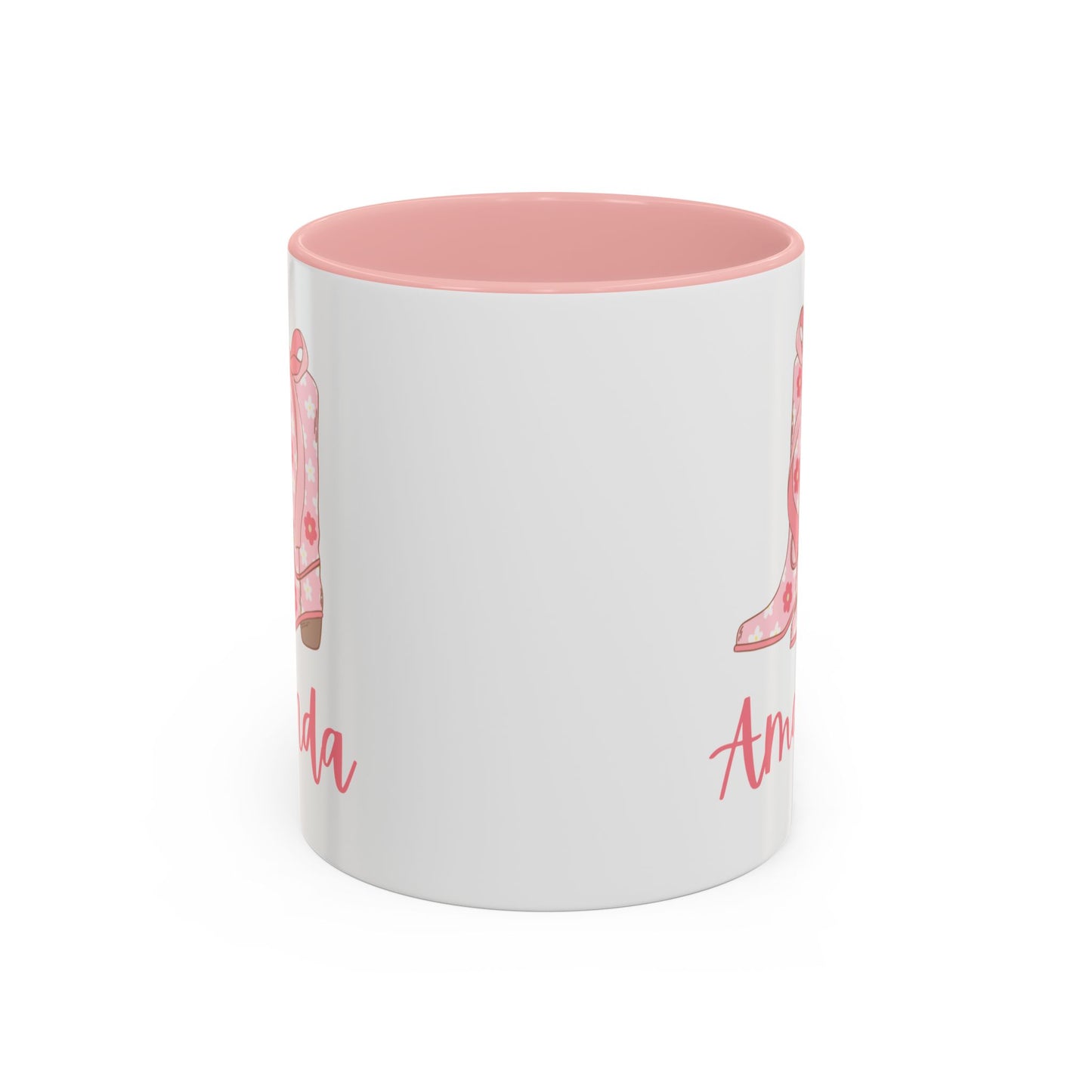 Personalized Coquette Cowgirl Boots Coffee Mug (11oz)