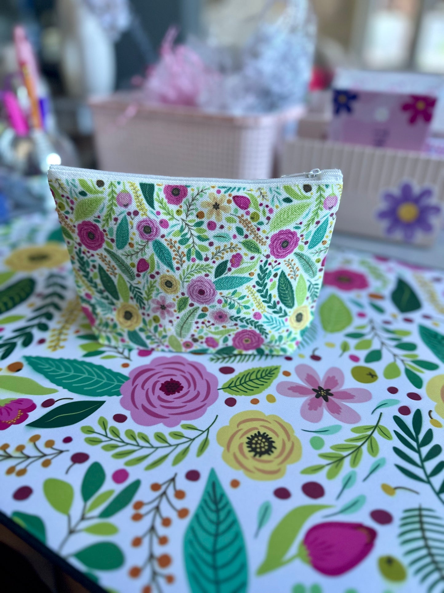 Pouch / Pencil Case Matching Desk Mat Design