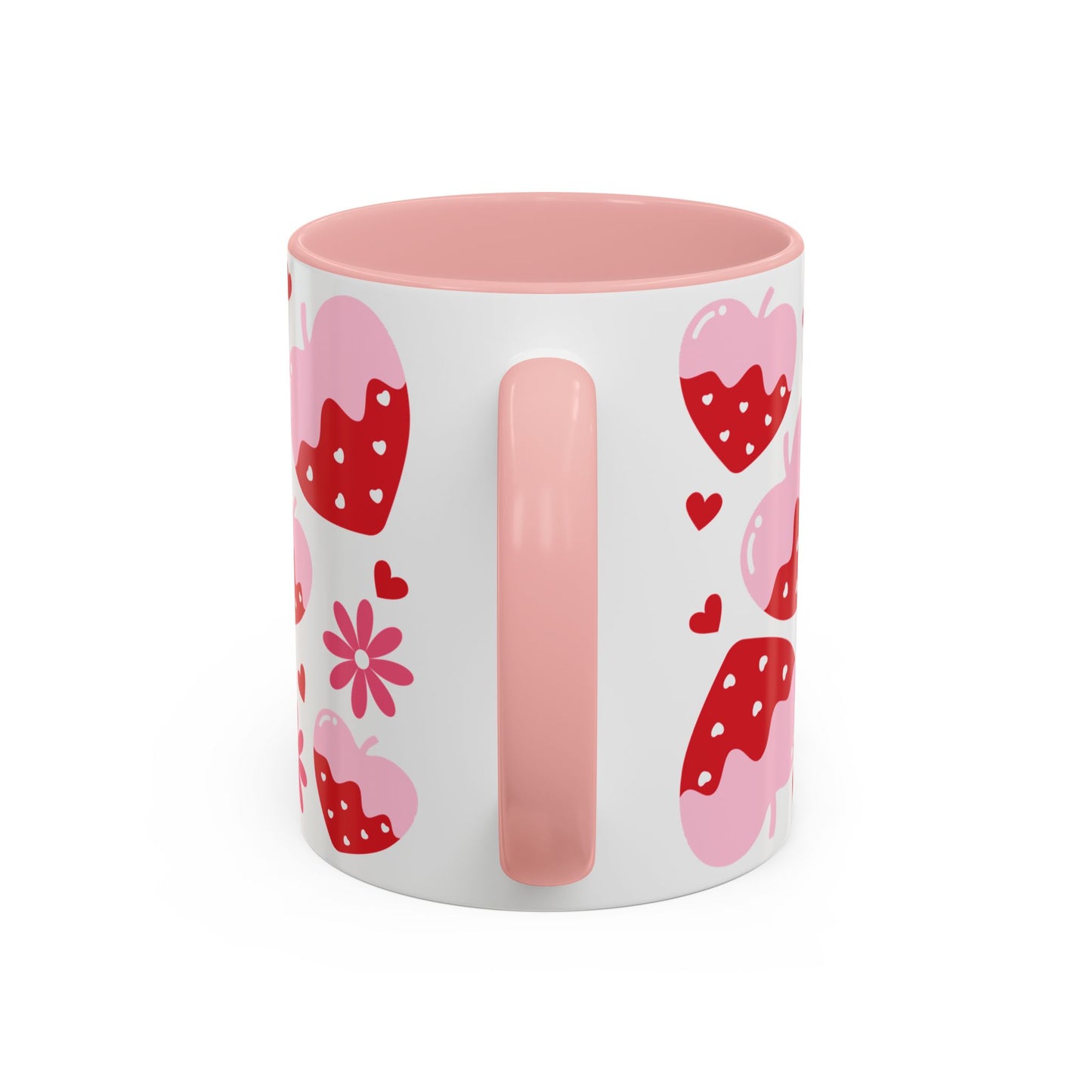 Cute Valentine Coffee Mug (11oz) | Strawberries Mug