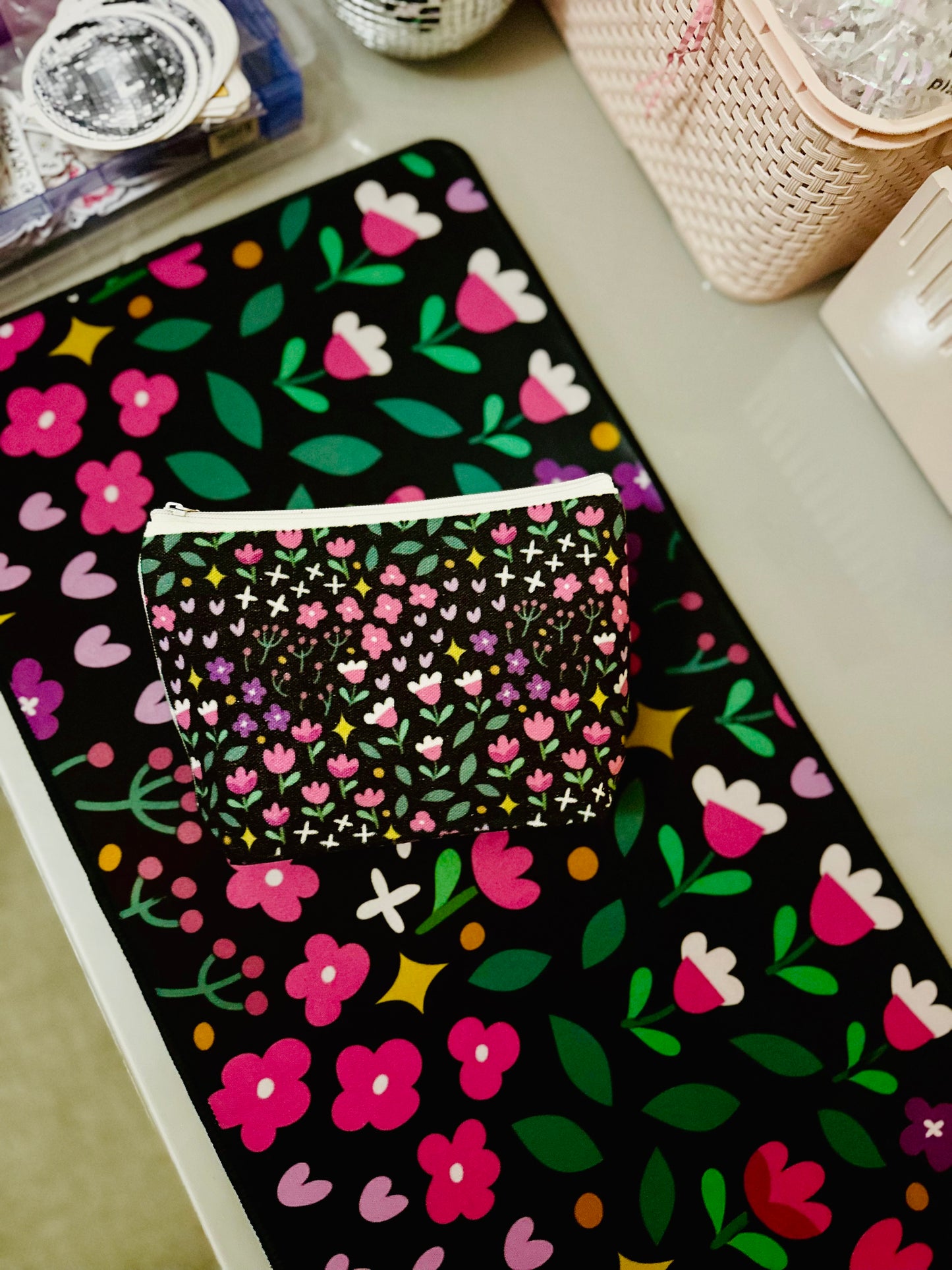 Pouch / Pencil Case Matching Desk Mat Design