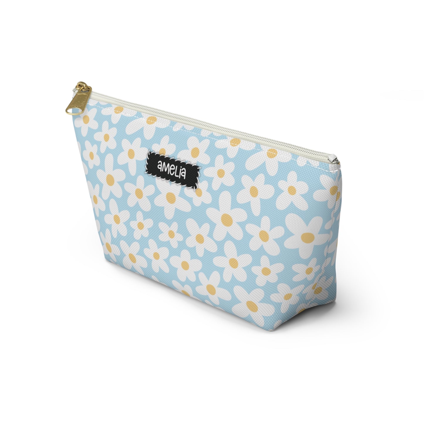 Personalized Retro Floral Pouch | Retro Floral Accesories Bag