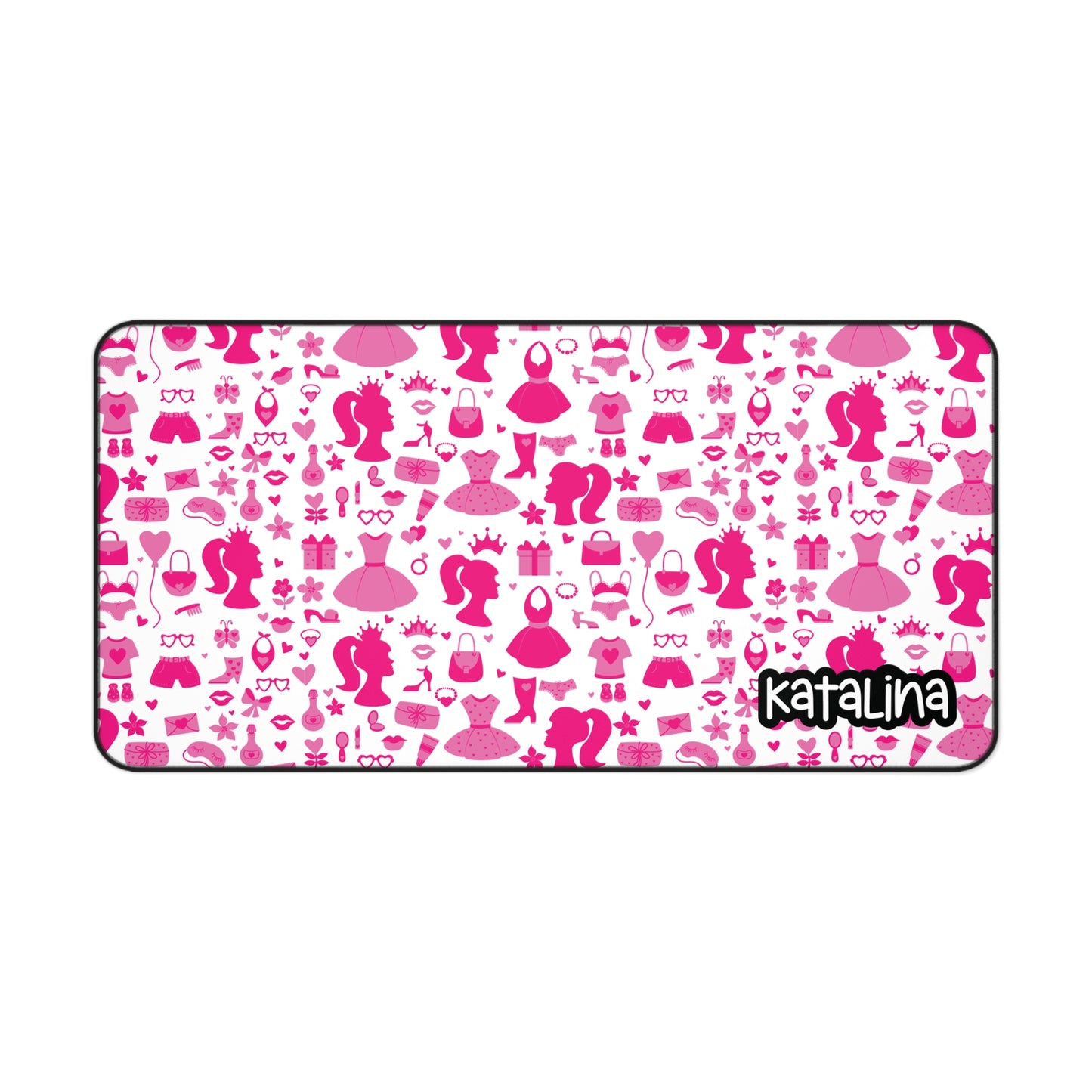 Personalized Barbie Desk Mat