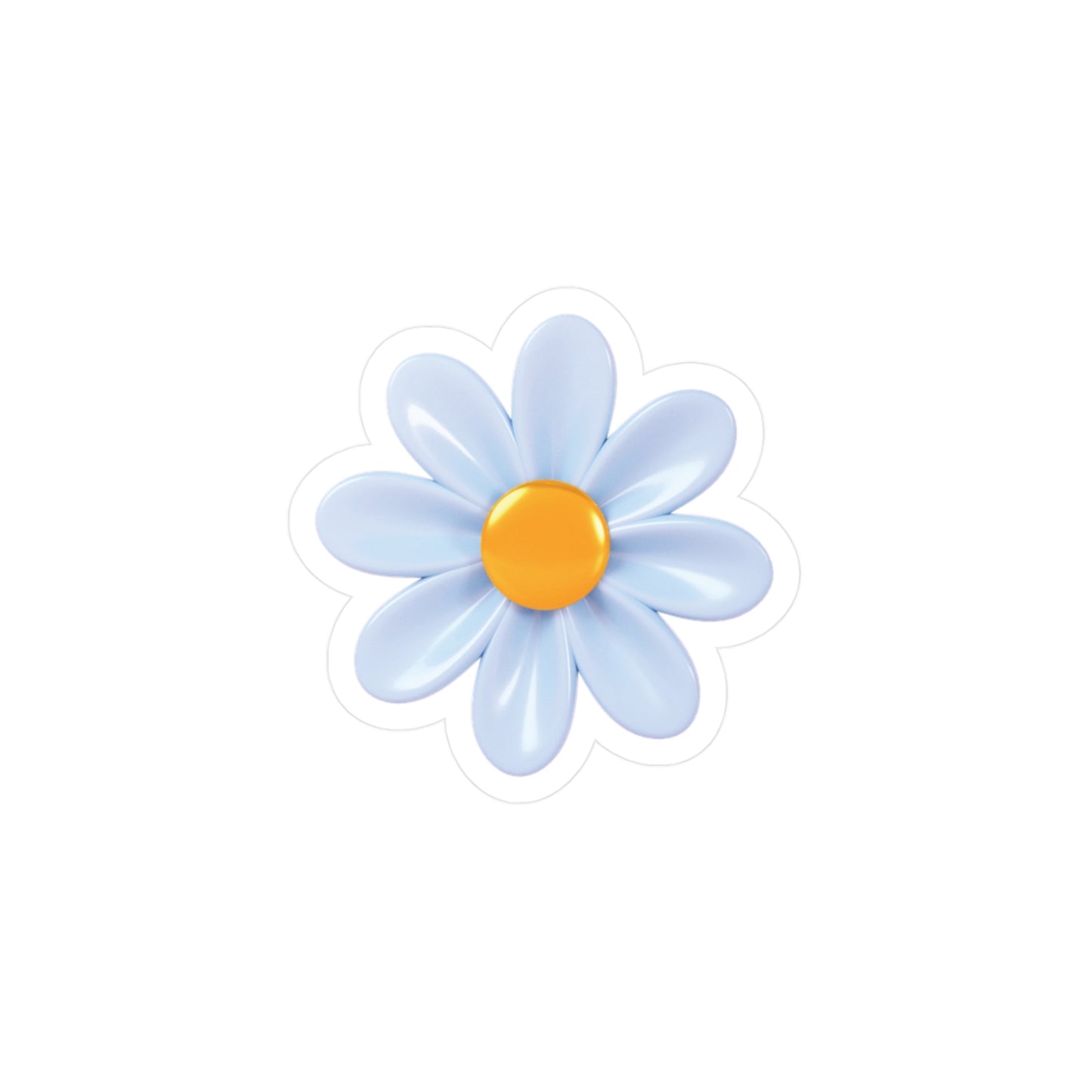 Cute Flower Decorative Sticker (waterproof) 2”x2”