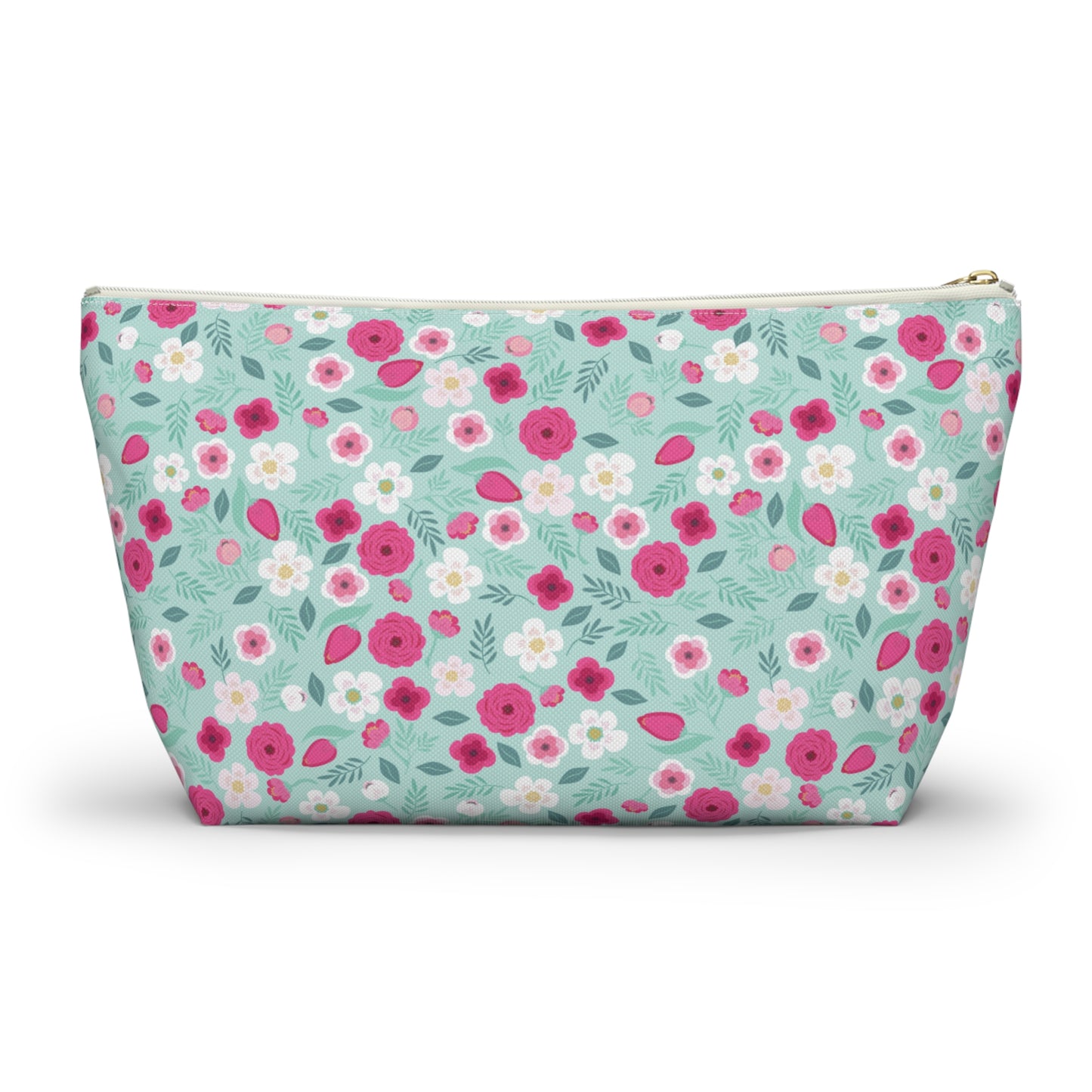 Personalized Floral Pouch | Floral Accesories Bag