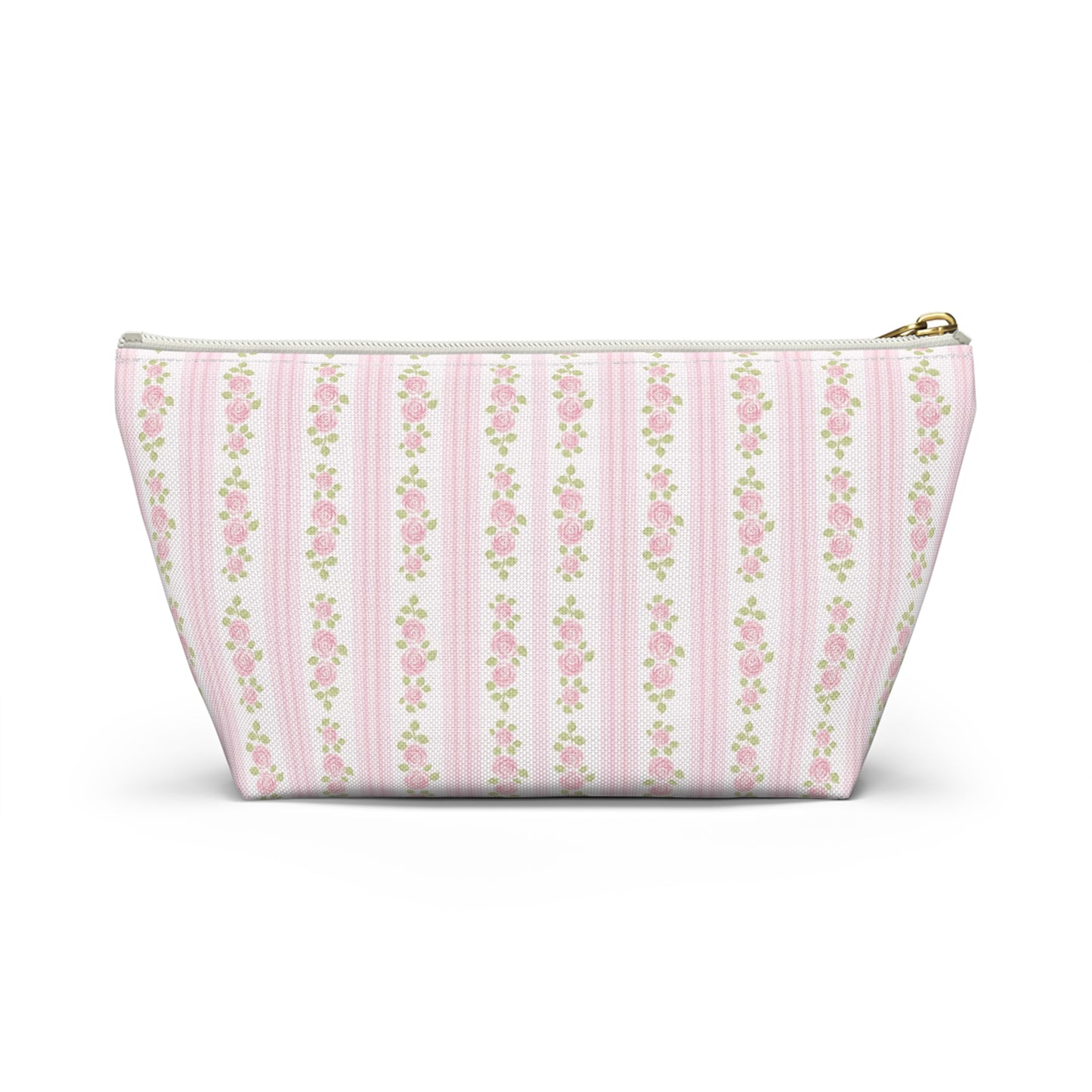 Personalized Pink Floral Pouch | Pink Floral Accesories Bag | Wipes & Dipes Pouch