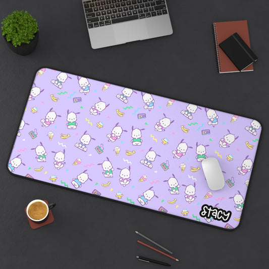 Cute Pochacco Desk Mat, Cute Desk Mat for Gamers, Office Decor, Gift for Students, Work from Home Essential, Kawaii Mouse Pad