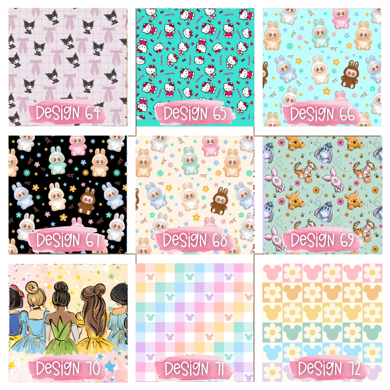 Matching mousepad, notebook, pen, pouch and bag charm/key chain lip balm holder - Personalization option available!