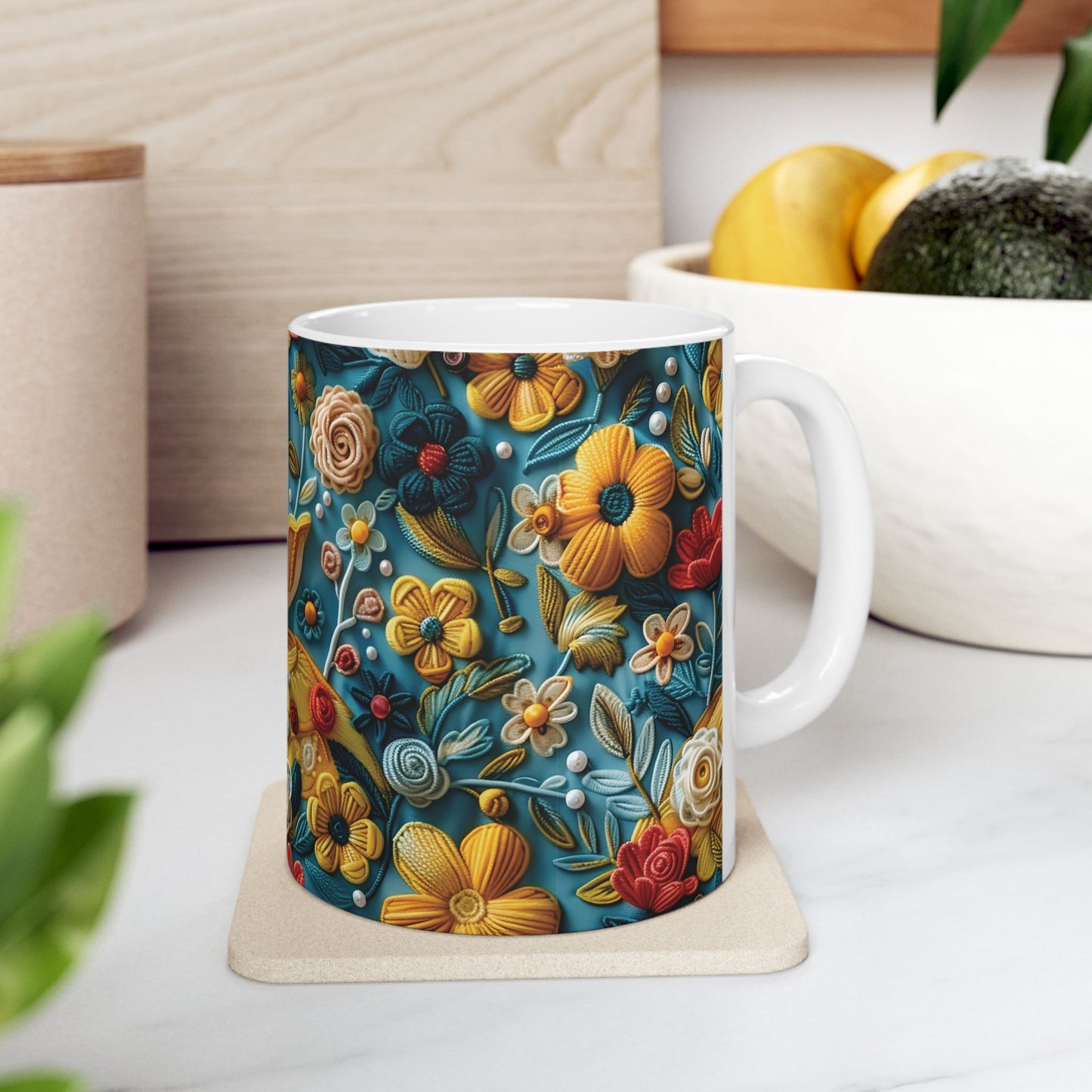Cute Disney Princess Coffee Mug (11oz) | Princess Belle Reading Coffee Mug