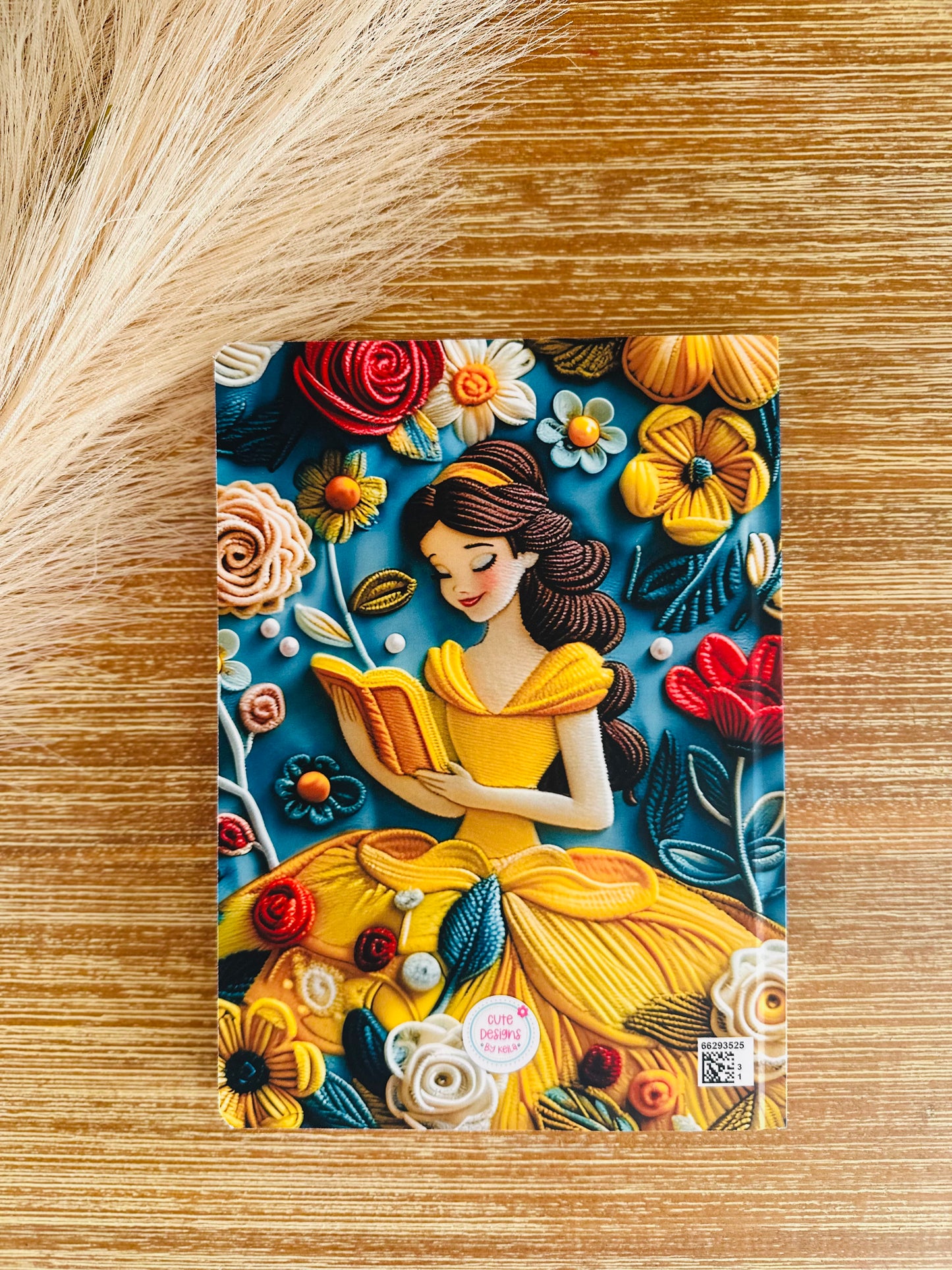 Princess Belle Reading Softcover Journal | Junk Journal | 200 pages