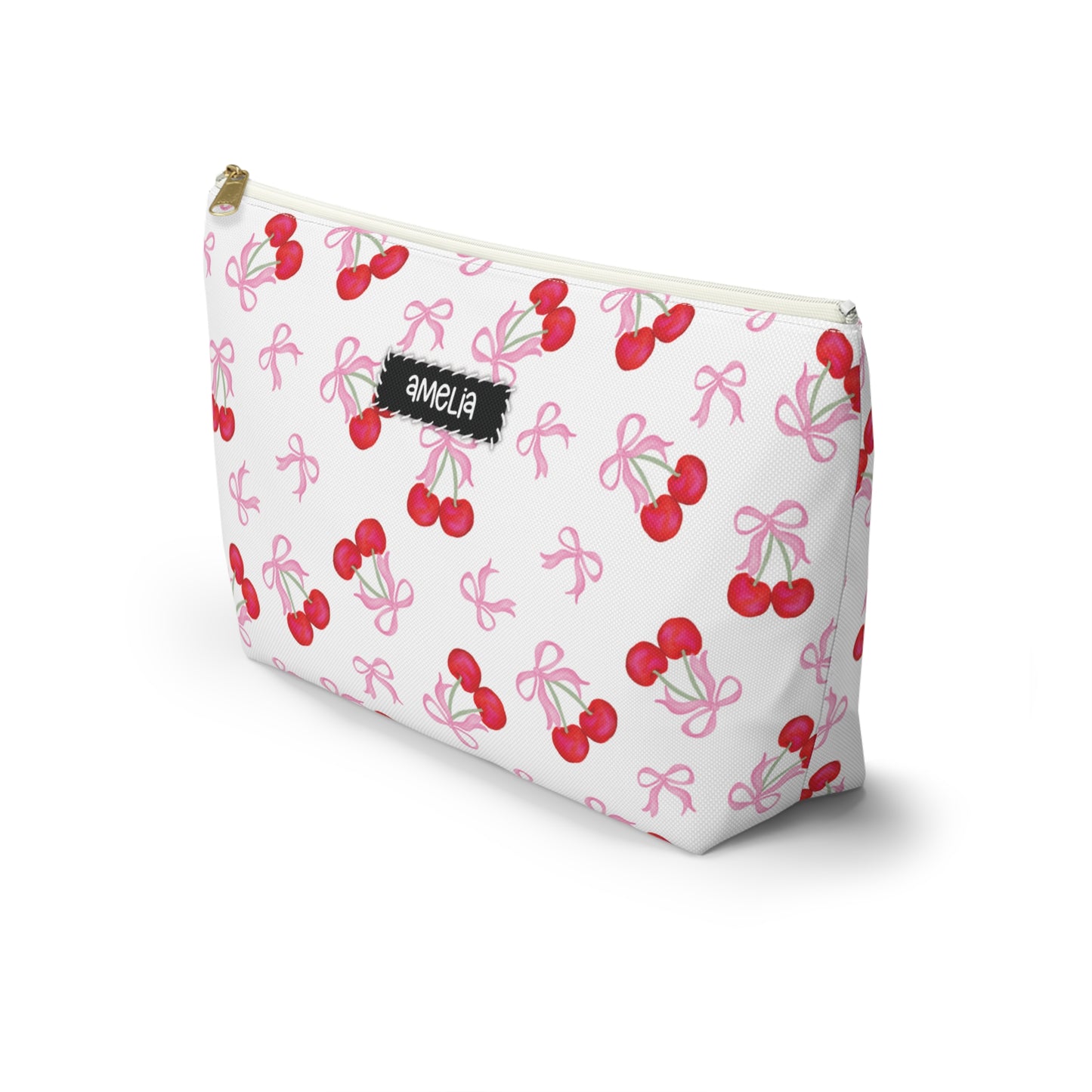 Personalized Coquette Cherries Pouch | Coquette Cherries Accesories Bag