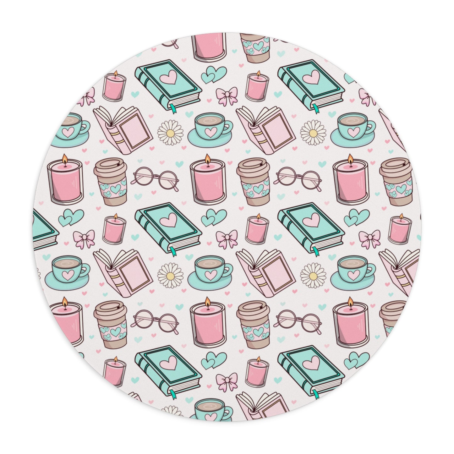 Matching mousepad, notebook, pen, pouch and bag charm/key chain lip balm holder - Personalization option available!