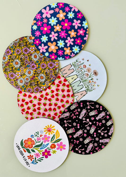 Cute Round Mouse Pad (Free Shipping) 100+ Designs to Choose From | Personalization Option Available