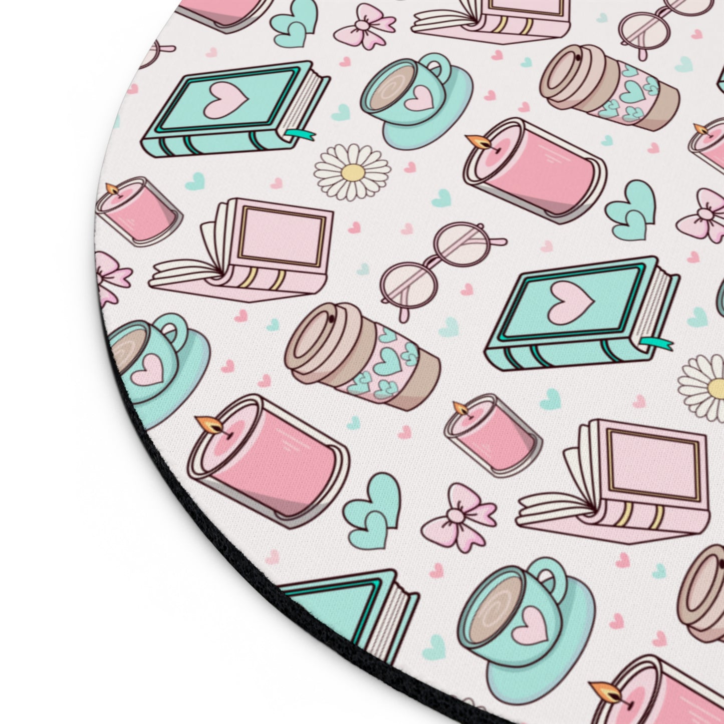 Matching mousepad, notebook, pen, pouch and bag charm/key chain lip balm holder - Personalization option available!
