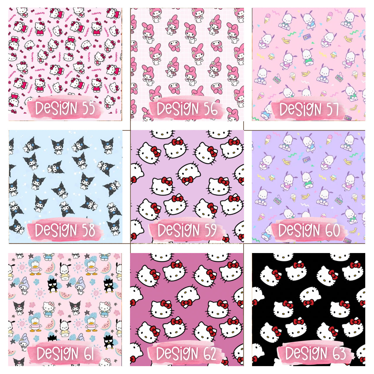 Matching mousepad, notebook, pen, pouch and bag charm/key chain lip balm holder - Personalization option available!