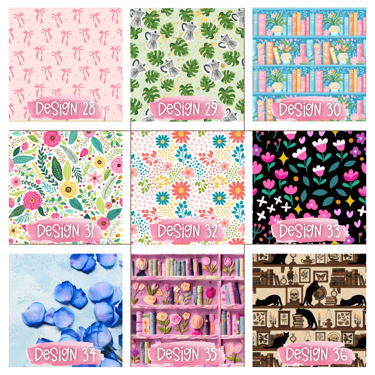 Matching mousepad, notebook, pen, pouch and bag charm/key chain lip balm holder - Personalization option available!