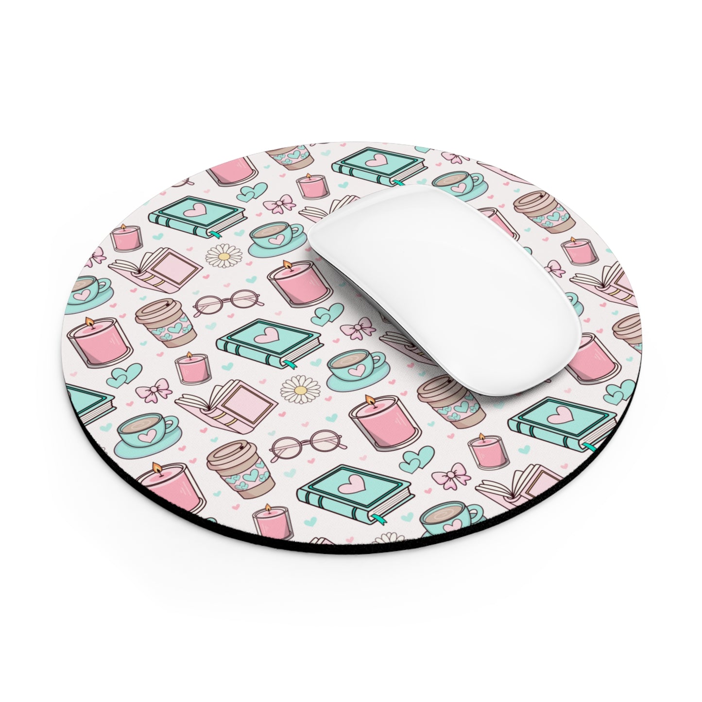 Matching mousepad, notebook, pen, pouch and bag charm/key chain lip balm holder - Personalization option available!