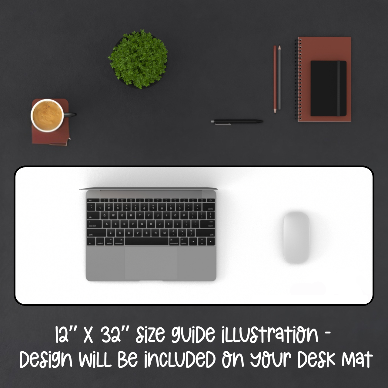 Pink Polka Dot Desk Mat — Personalized Polka Dot Mouse Pad