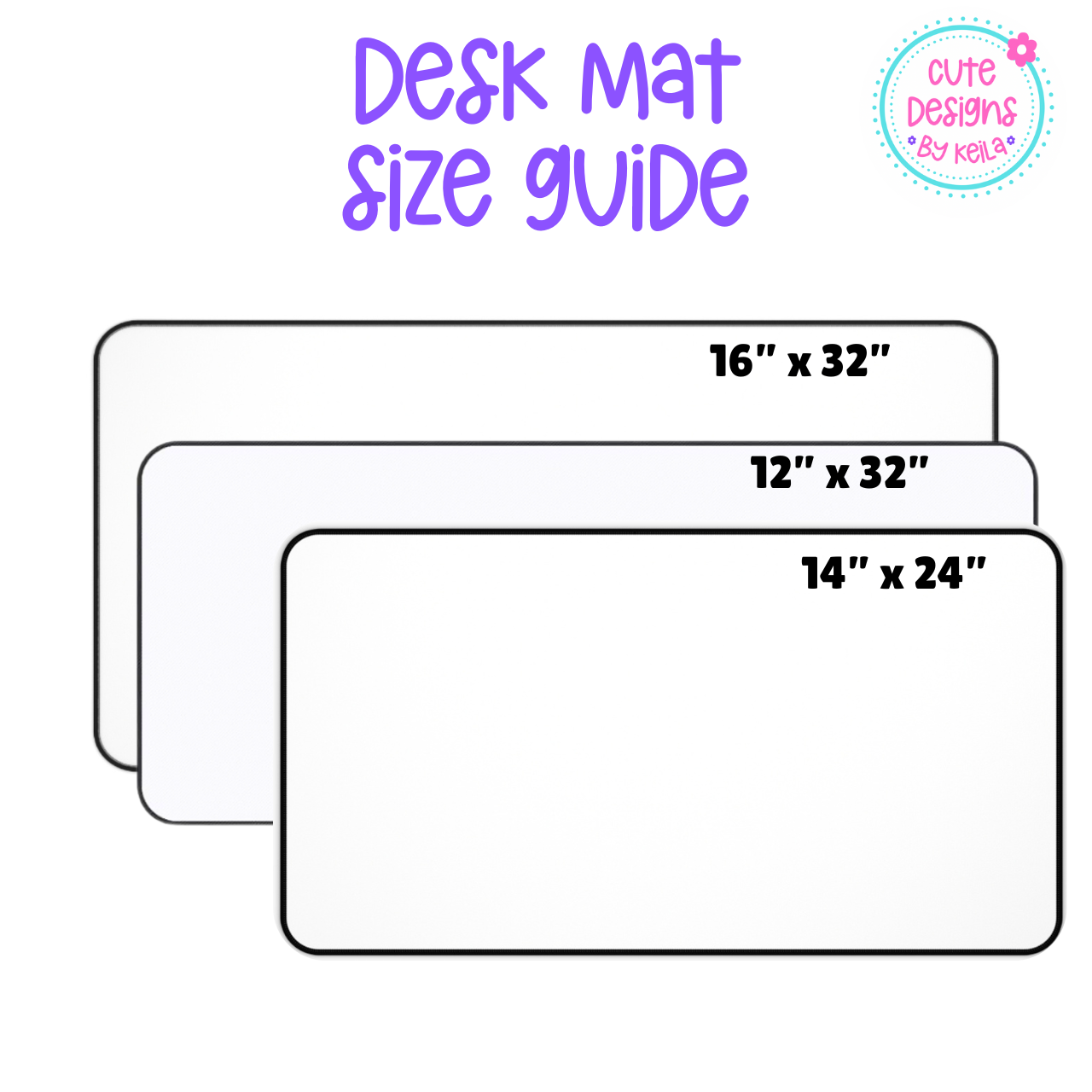 Personalized Disney Princess Design Desk Mat