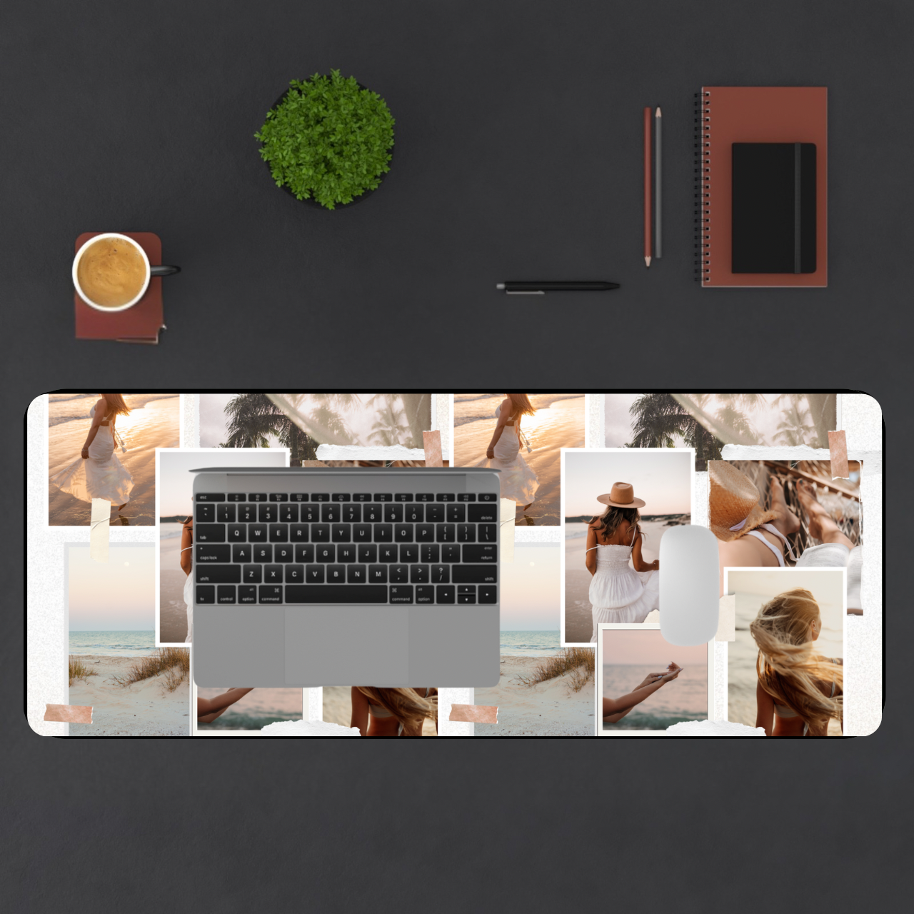 Custom Desk Mat With Personal Photos | Family Portrait Desk Mat | Photo Collage Mousepad (Copy)
